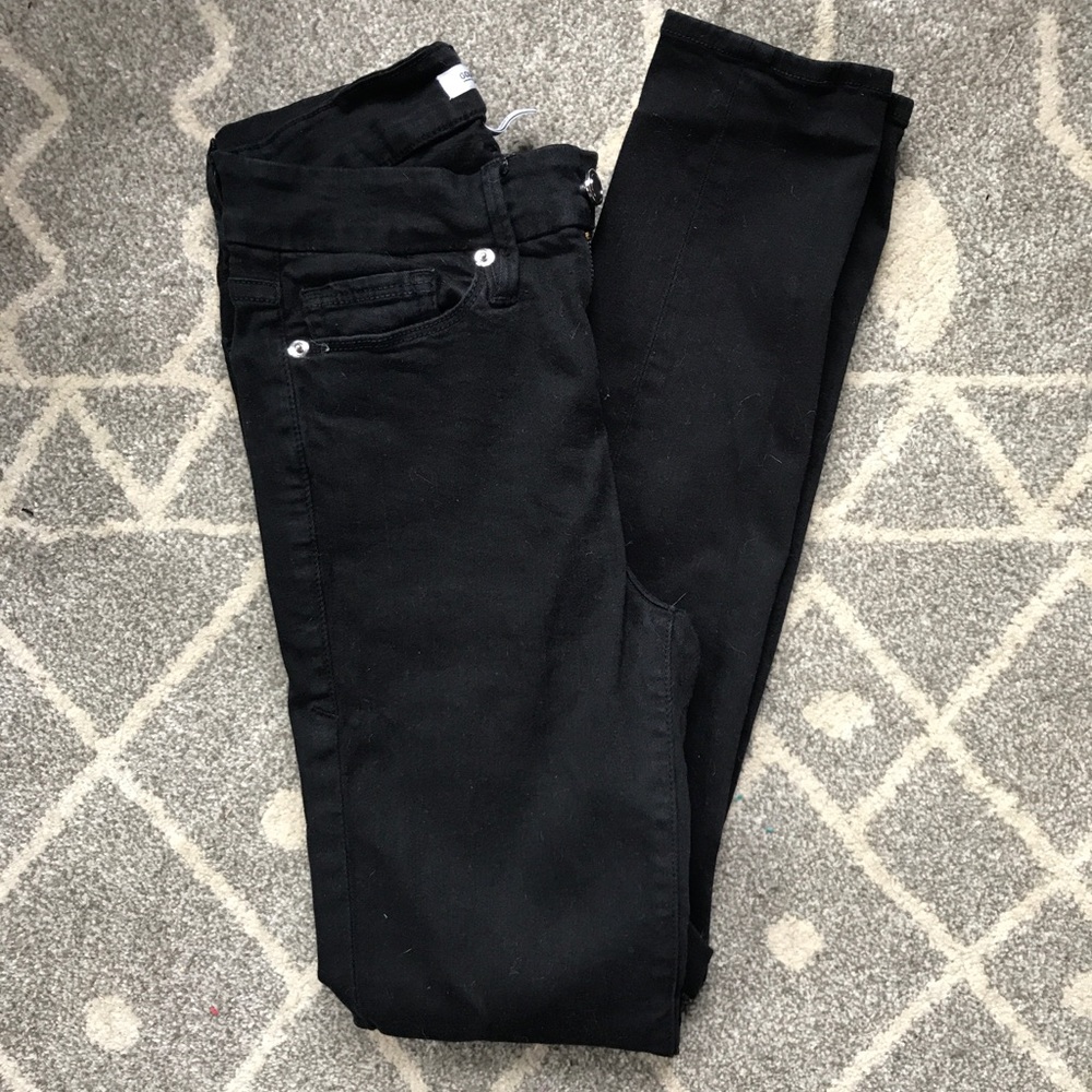 Good American black skinny jeans